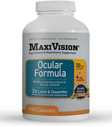 MaxiVision Ocular Formula Lutein and Zeaxanthin 180 Capsules 1 Bottle