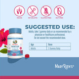 MaryRuth Organics Magnesium Citrate Gummies – 60 Count | Supports Relaxation & Muscle Function