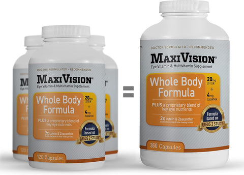 MaxiVision Whole Body Formula 360 Capsules - 3 Month