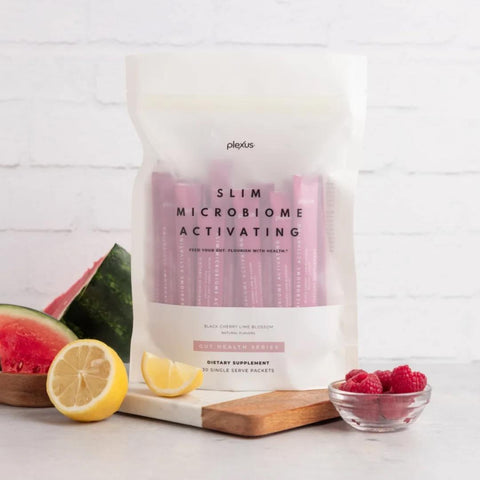 Plexus Slim MicroBiome – Black Cherry Lime Blossom | 30 Packets | Supports Gut Health & Metabolism