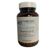 Metabolic Maintenance Vitamin D-3 25,000 IU  K2  60 Capsules