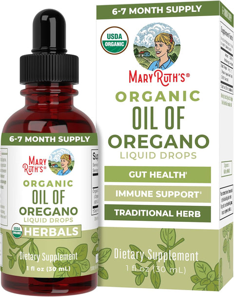 MaryRuth Organics Organic Oregano Oil – 1 Oz | Supports Immune Health & Natural Defense
