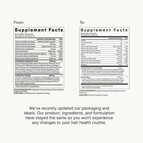 Nutrafol Women Balance Hair Growth Supplements 3 Month Supply