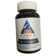 Ayush Herbs High Omega 3 60 Softgels