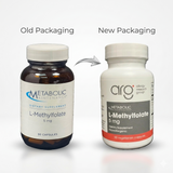 Metabolic Maintenance L-Methylfolate 5 mg – 90 Vegetarian Capsules | Folate Dietary Supplement