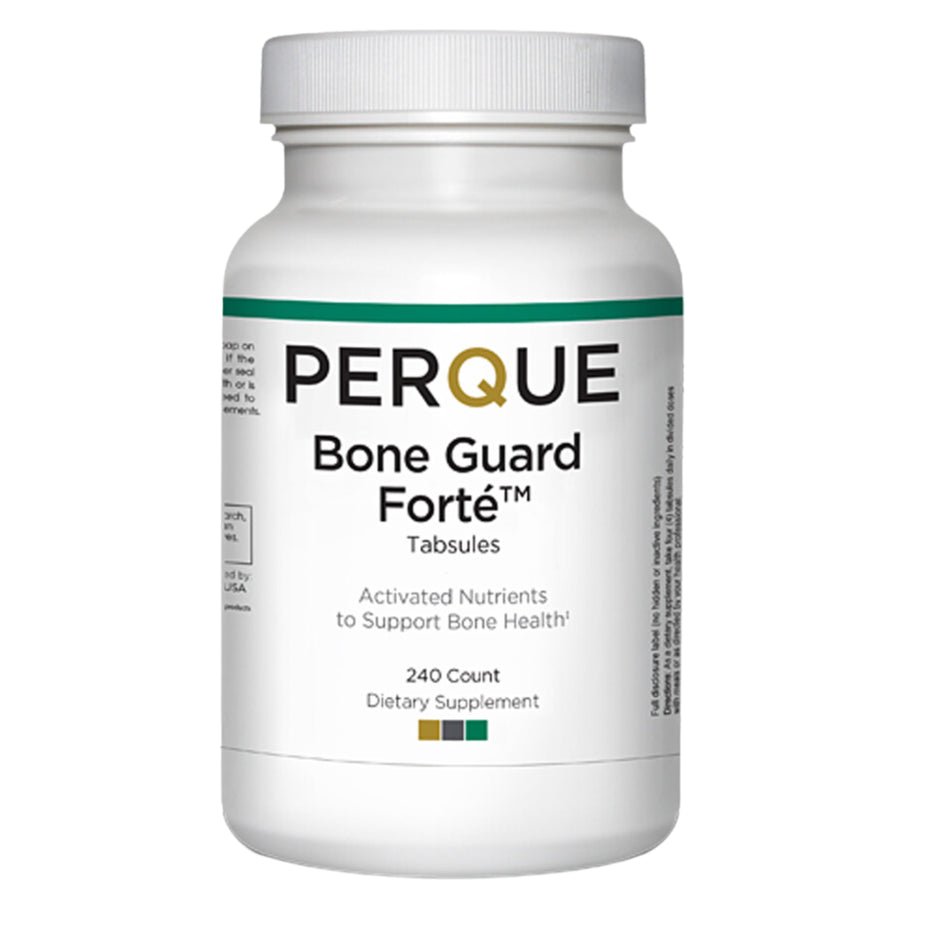 Perque Bone Guard Forte 240 tablets physician-grade bone health calcium D3 K2 magnesium boron | Beauty Riche