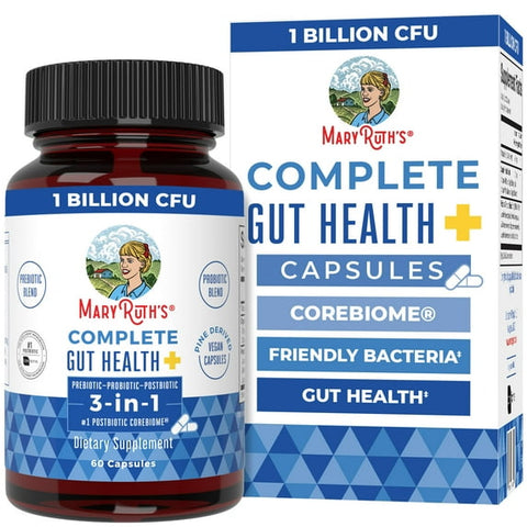 MaryRuth Organics 3-in-1 Probiotics for Complete Gut Health – 60 Count | Supports Digestion, Immunity & Overall Wellness