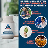 Ayush Herbs Ashwagandha – 60 Capsules | Natural Stress Relief & Energy Boost