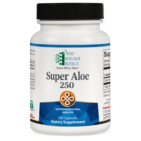 Ortho Molecular Super Aloe 250 – 100 Capsules