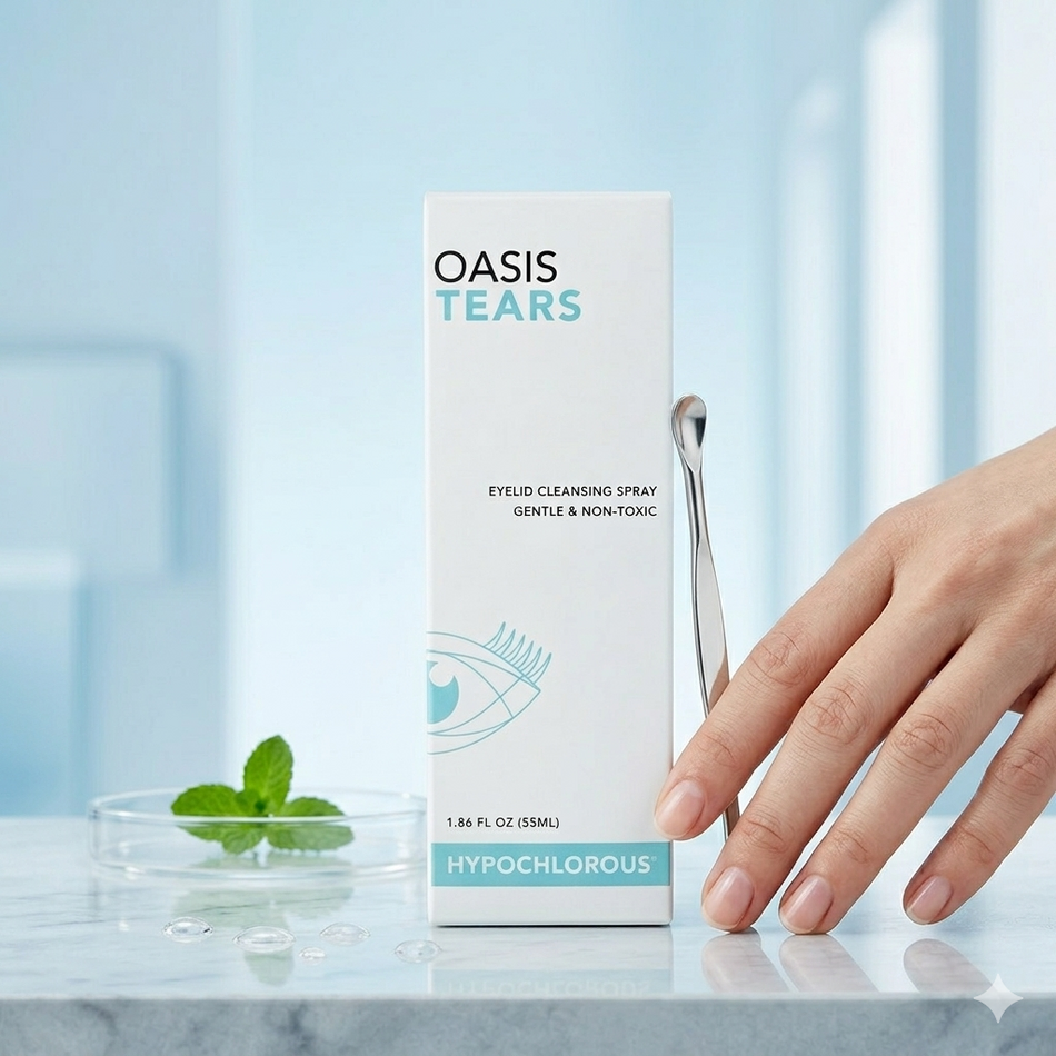Oasis TEARS HYPOCHLOROUS Eyelid Cleansing Spray 1.86 oz