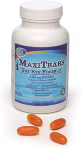 MaxiTears Omega-3 Eye Support – 120 Softgels | Daily Nutritional Formula for Visual Comfort