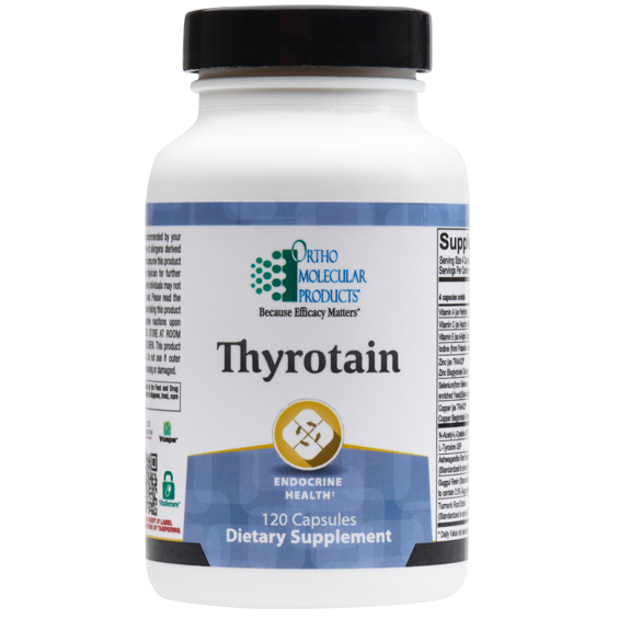 Ortho Molecular Thyrotain 120 Capsules