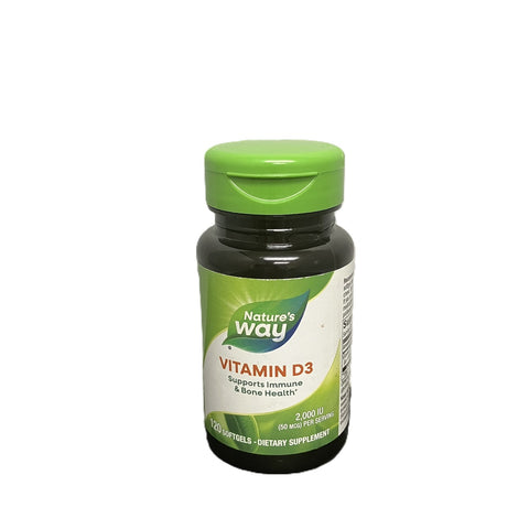 Natures Way Natures Way Vitamin D3, 120 ea