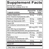 Ortho Molecular Methyl B Complex 120 Capsules