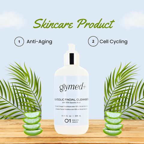 GlyMedPlus Gentle Face Wash 8oz 236ml