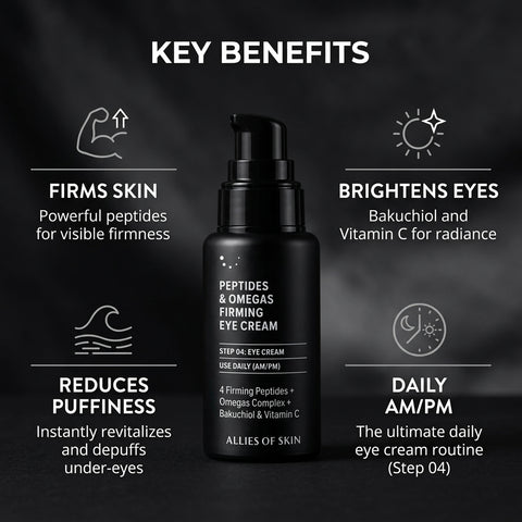 Allies of Skin Peptides & Omegas Firming Eye Cream 0.5 fl oz – Lipid-Rich Eye Treatment
