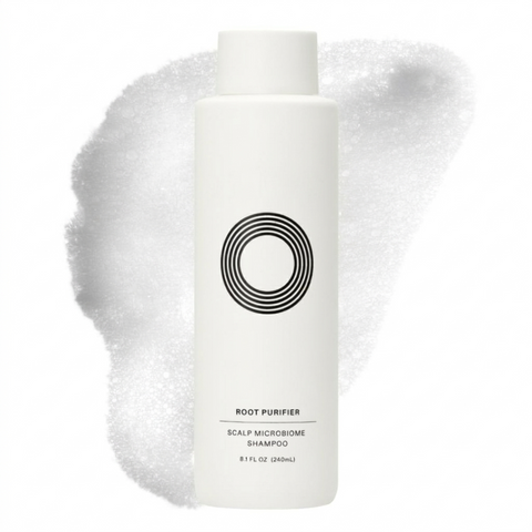 Root purifier scalp shampoo 8.1oz microbiome-certified prebiotics Australian Wild Berries for thinning hair | Beauty Riche