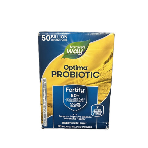 Nature's Way Fortify™ Optima® Optima Adult 50+ Daily Probiotic, 7 Strains, 30 Capsules