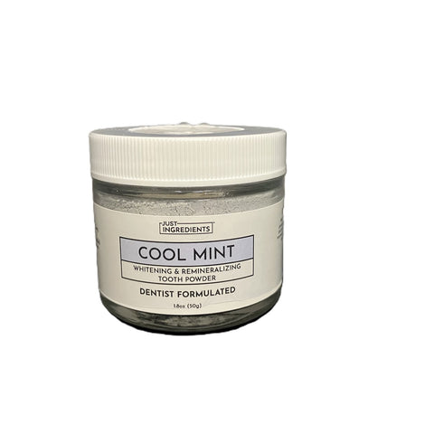 Just Ingredients Whitening Remineralizing Tooth Powder (Mint) 1.8 oz