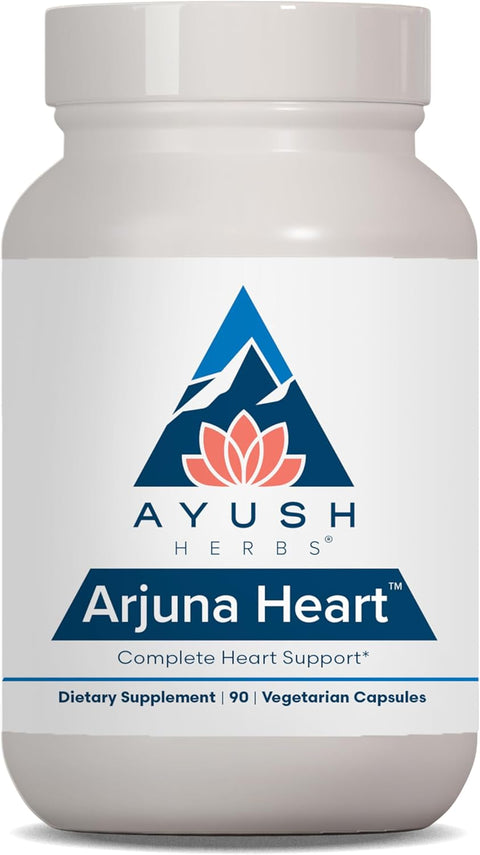 Ayush Herbs Arjuna Heart – 90 Capsules | Herbal Supplement for Circulatory & Heart Wellness