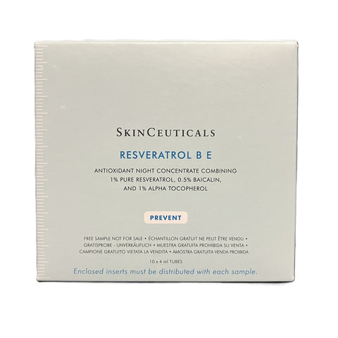 SkinCeuticals Antioxidant Resveratrol B E Nighttime Serum 4ml 10 pk Total 40 ml
