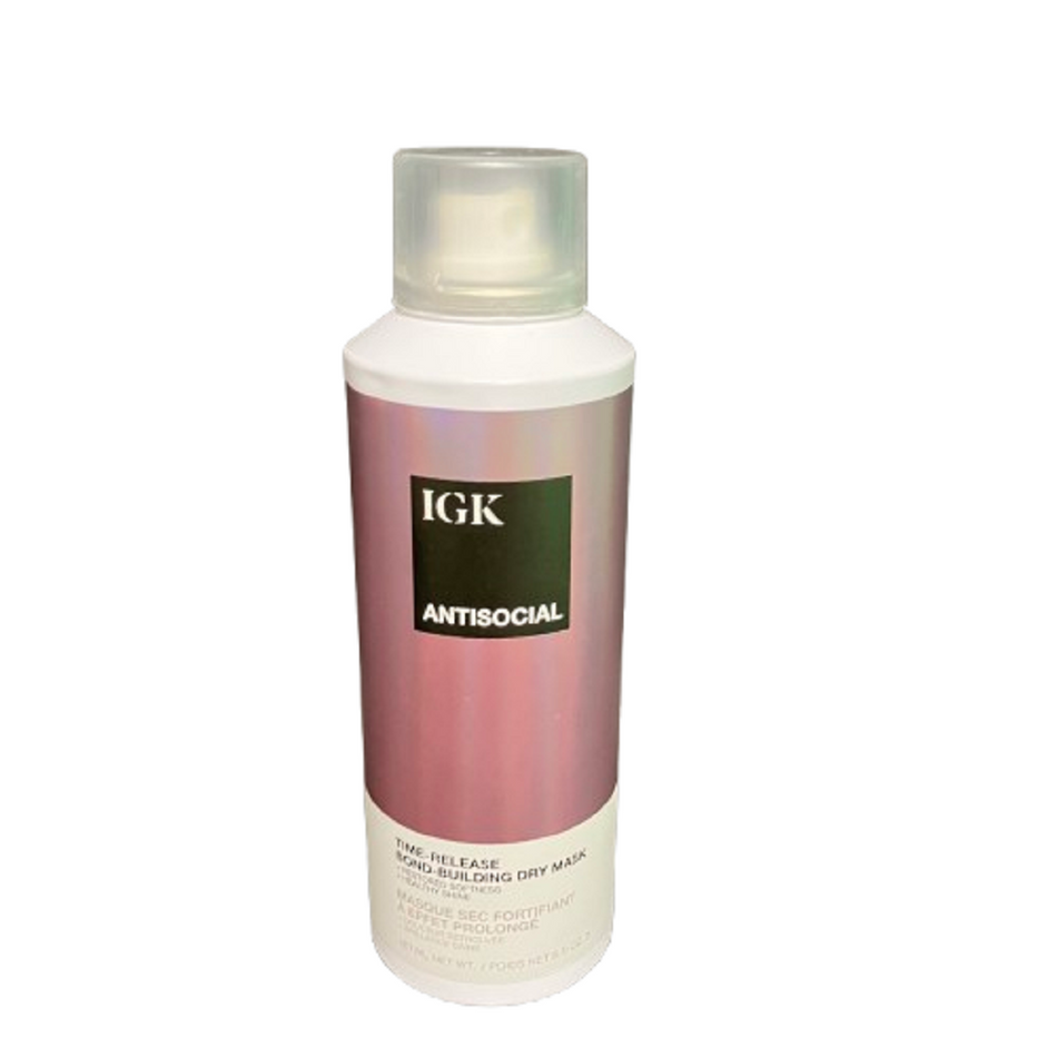 IGK Antisocial Time Release Bond Building Dry Hair Mask 5.0 Oz
