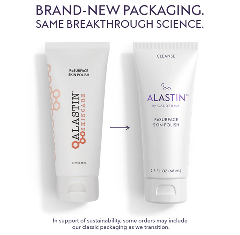 Alastin ReSURFACE Skin Polish 2.3oz – Volcanic Mineral & Glycolic Acid Dual Exfoliant
