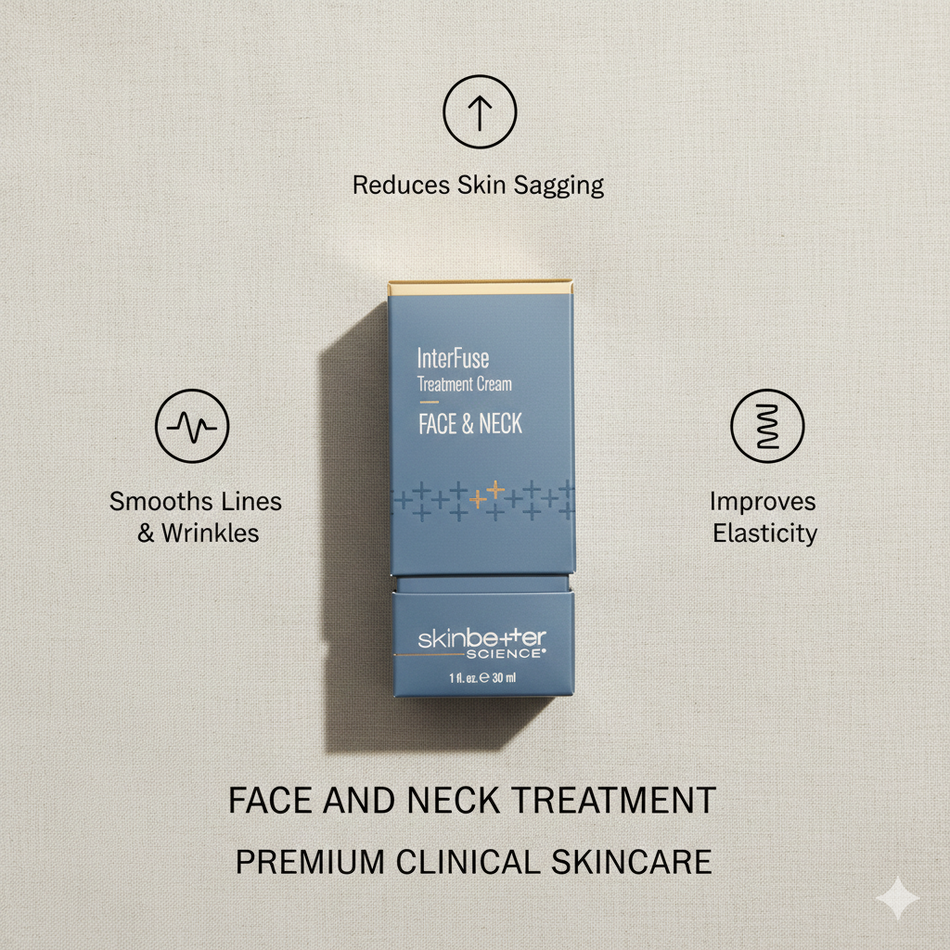 skinbetter science InterFuse Treatment Cream FACE NECK 30ml – Injectable-Grade Anti-Aging Cream