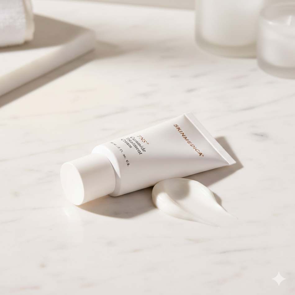 SkinMedica TNS Ceramide Treatment Cream Moisturizer 2 oz New Look. Same Clinically Proven Results