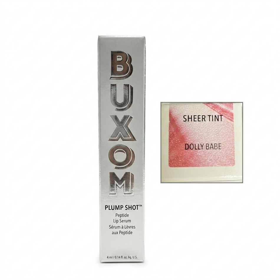 Buxom Plump Shot Peptide Lip Serum – Sheer Tint Dolly Babe 4.0ml