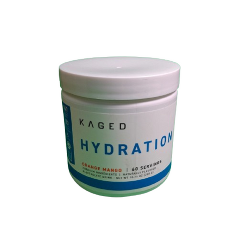 Kaged Hydra-Charge Electrolyte Powder – Orange Mango, 60 Servings, Hydration & Recovery