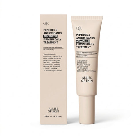 Allies of Skin Peptides Antioxidants Advanced Firming Daily Treatment 1.6oz collagen | Beauty Riche