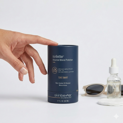 skinbetter sunbetter TONE SMART SPF 75 Sunscreen Lotion 50ml – Tone-Adapting Mineral SPF