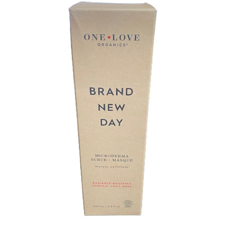 One Love Organics Microderma Scrub Plus Masque Mask Women 3.4 oz