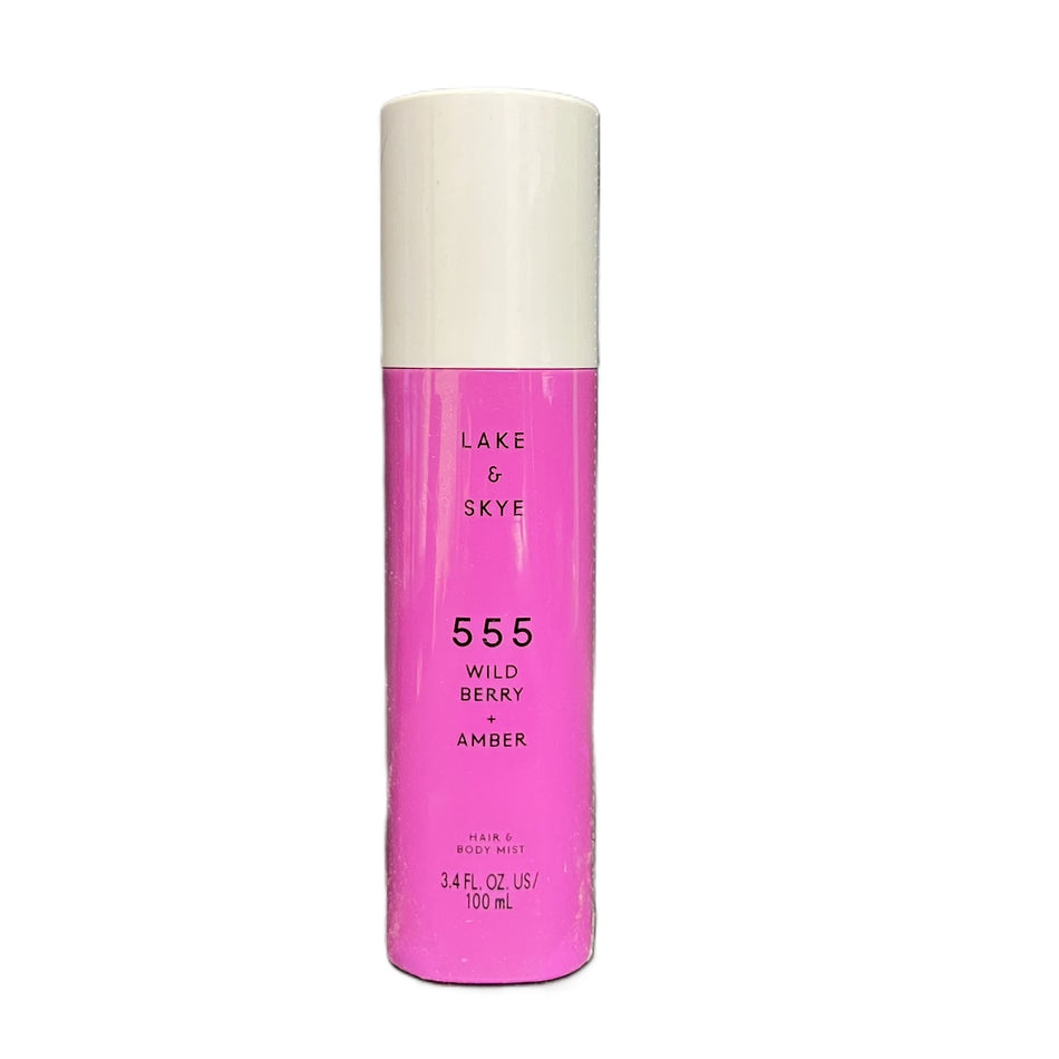 Lake & Skye 555: Wild Berry + Amber Hair + Body Mist - 3.4oz  / 100ml