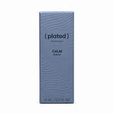 Plated Skin Science CALM Serum 15mL (0.5 fl oz) in original blue packaging, front view on a clean white background.