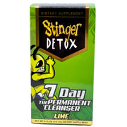 Stinger Detox 7-Day Permanent Drink  Lime Flavor  8 FL OZ