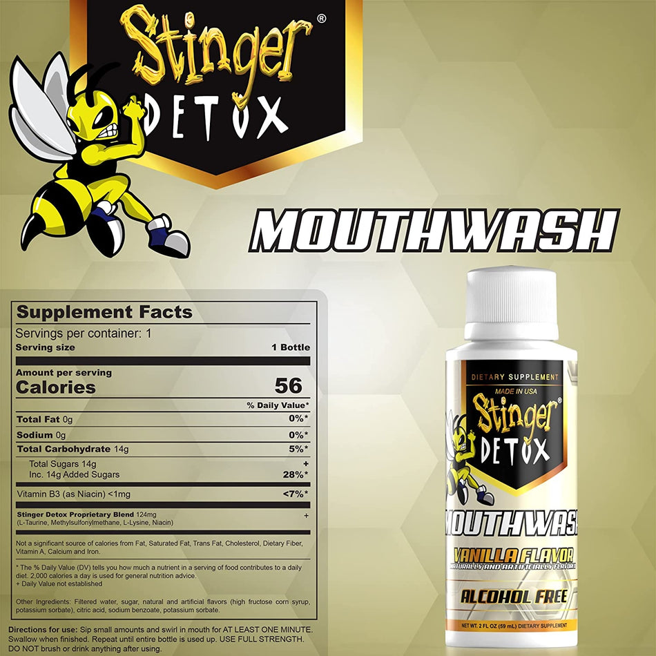 Stinger Detox Mouthwash 2 Fluid Ounce