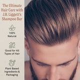 J.R.Liggetts Old Fashioned Bar Shampoo Tea Tree And Hemp Oil Formula 3.5 Oz