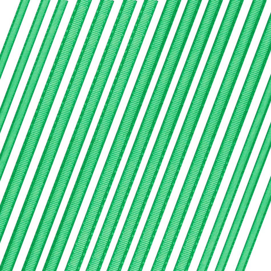 Offray Holiday Time Ribbon Green 30 Feet Craft Ribbon 1/8" Wide 100% Polyester 6 Rolls