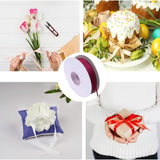 Offray Holiday Time Ribbon Burgundy 18 feet Craft Ribbon 3/16" wide 100% Polyester 6 Rolls