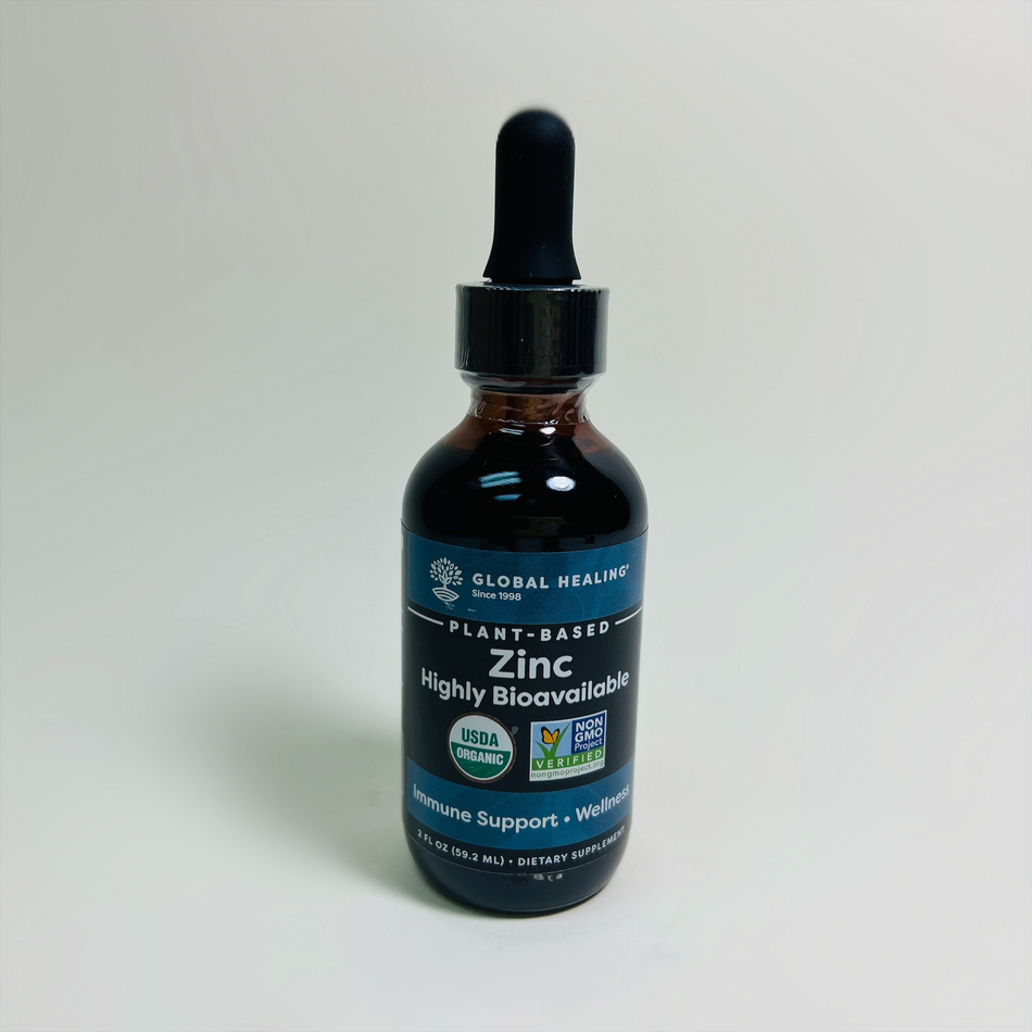 Global Healing Organic Liquid Zinc 2 OUNCE