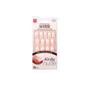 Kiss Salon Acrylic Nude French Nails 28 Count Breathtaking