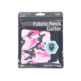 Camouflage Printed Neck Gaiter - Pink